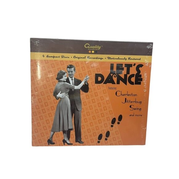 Quality Audio Let's Dance Charleston Jitterbug Swing and More 4 CDs 2004 - Picture 1 of 4